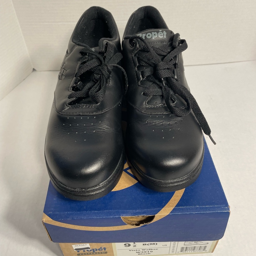 Propet Vista Walker Walking Comfort Black  Shoes In Women’s 9.5 (M)  W3910B